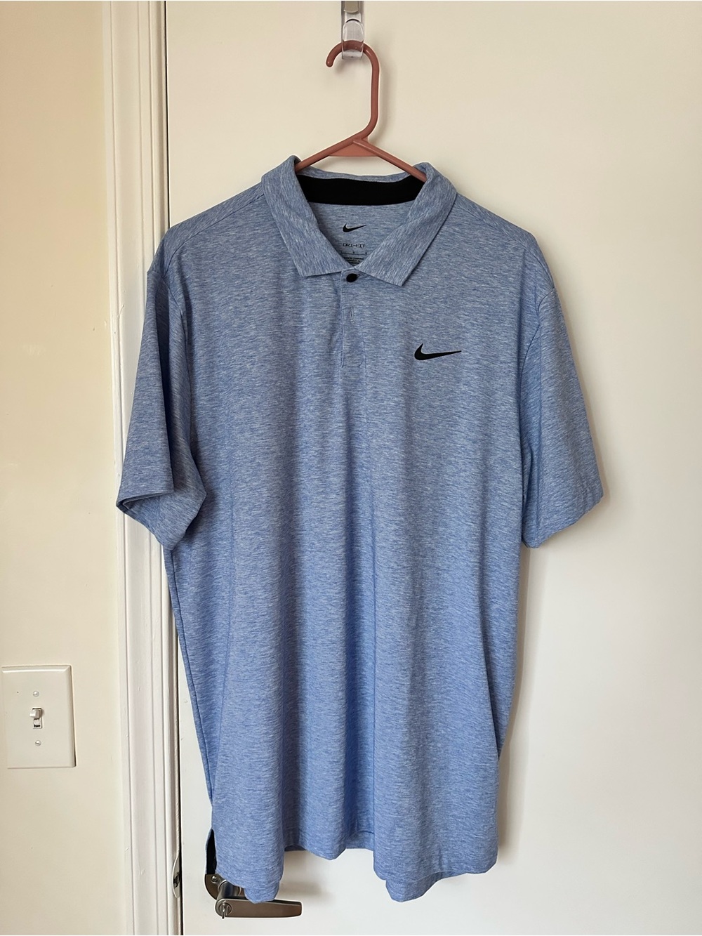 Nike Light Blue Heather Polo Shirt